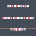 Vasari | Happy Anniversary Bunting Flags