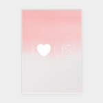 Vasari | Acrylic Greeting Card Pink Heart