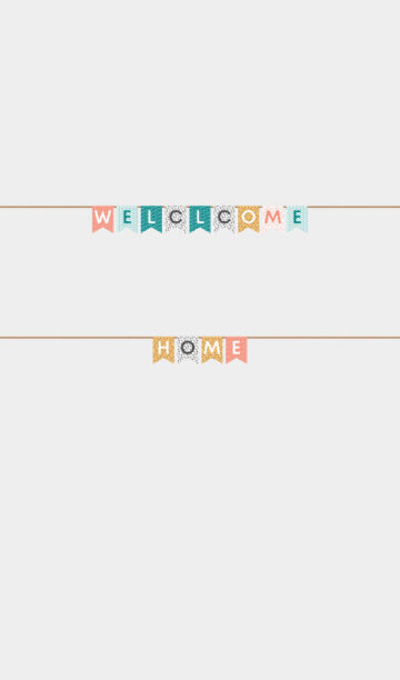 Vasari | Welcome Home Bunting Flags