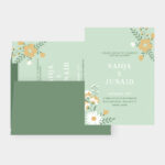 Vasari | Engagement Cards All Green Design