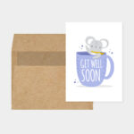 Vasari | Get Well Soon Card Mouse Mug Design