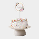 Vasari | Cake Topper (Happy Birthday With Date)