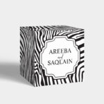 Vasari | Favor Box (zebra lines design)