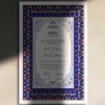 Personalized Nikkah Certificate Frames